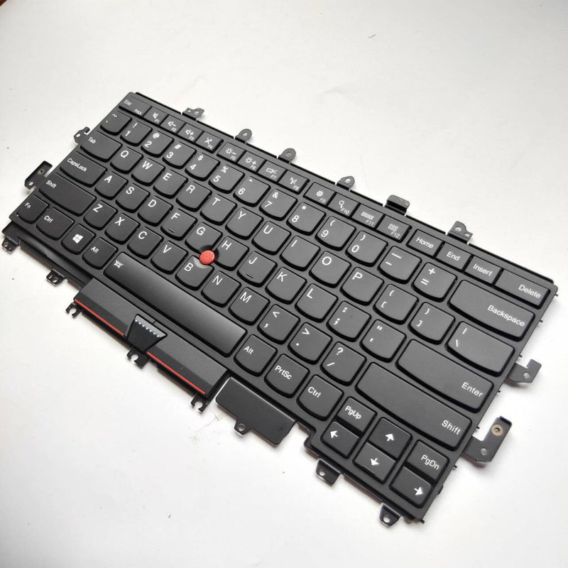 Laptop Replacement US Layout with Backlight with Pointer Keyboard for Lenovo ThinkPad X1 Yoga 1st gen 20FQ 20FR 2016 Black Frame 000PA054 00PA042 NSK-Z80BW SN20H34910 SN20H34951