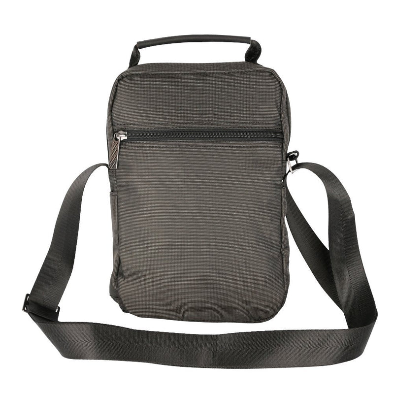 Vertical Messenger Bag, Crossbody Bag, Shoulder Bag Work Satchel for iPad Tablet Kindle A-black