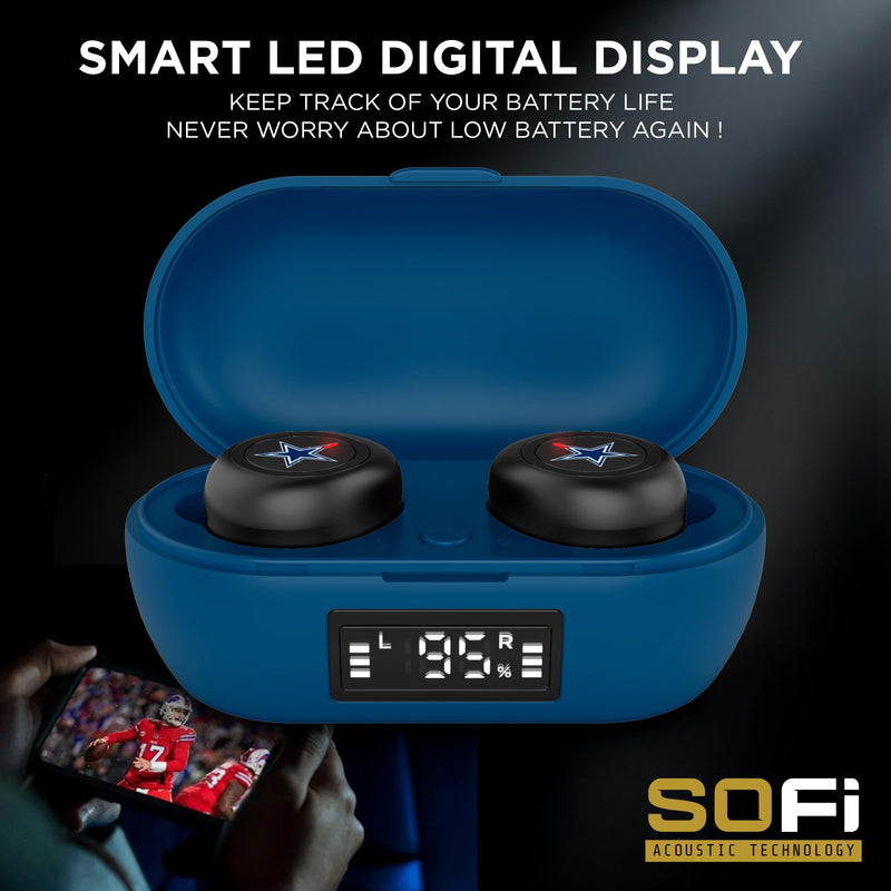 SOAR NFL True Wireless Earbuds v.7 Buffalo Bills