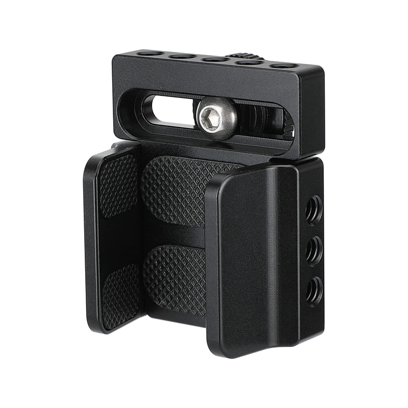 CAMVATE Universal SSD Holder Clamp Adjustable Width (33mm ~ 60mm) with 1/4"-20 Mounting Points & Shoe Mount Connector - 3011