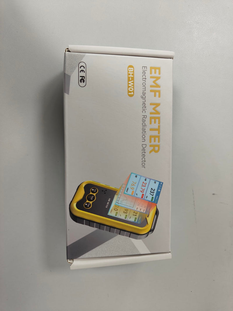 Bosean EMF Meter, 3-in-1 Portable Electromagnetic Field Radiation Detector, Electric Field, Radio Frequency Field, Magnetic Field, Rechargeable EMF Reader for Home, Office, and Ghost Hunting