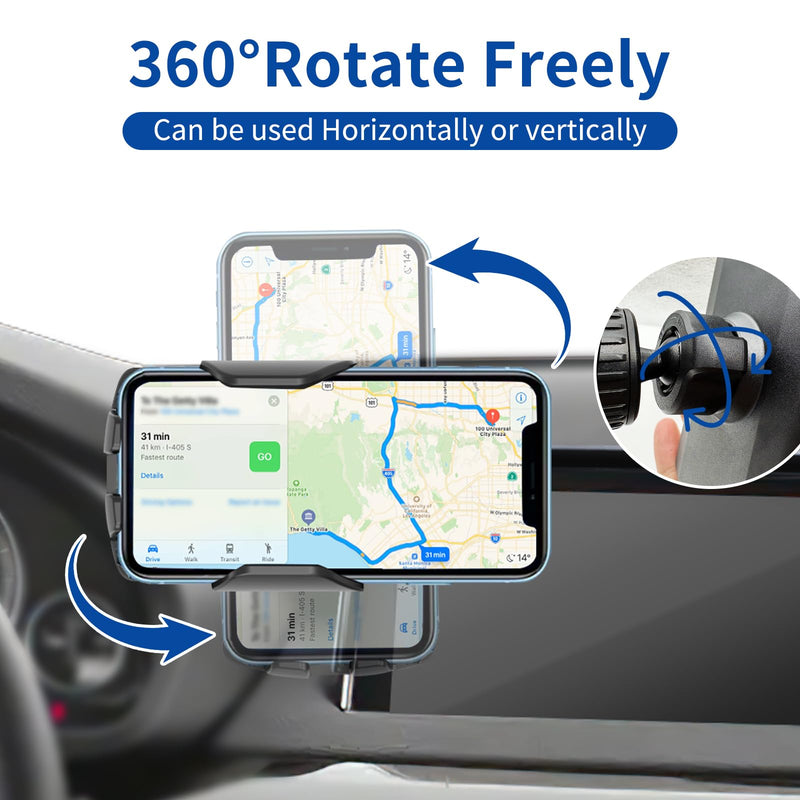 Car Phone Holder for 2014-2018 BMW X5 /2015-2019 BMW X6（10.2 inch Screen），for Smartphone Cradle Auto Accessories Bracket Anti-Shake，360 Degree Rotation，for All Cell Phones
