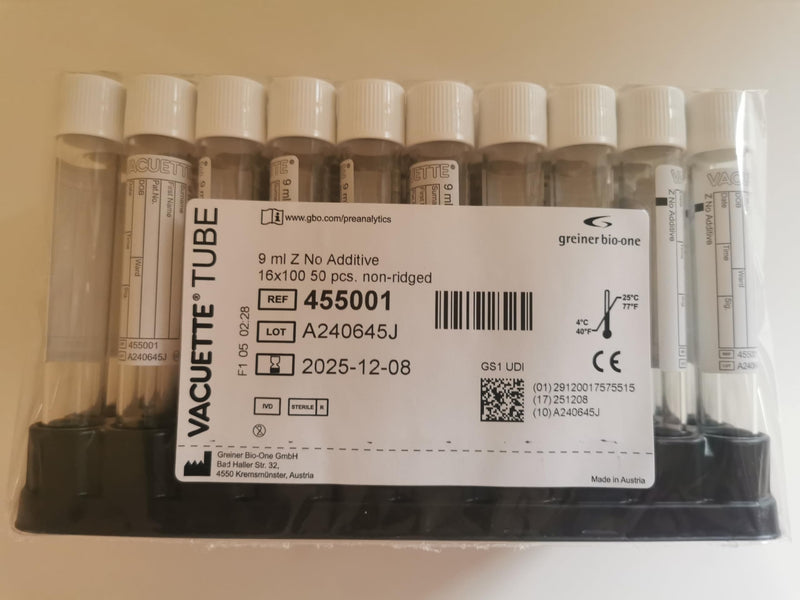 [AUSTRALIA] - Vacuette Neutral Tubes (Pack of 50) 