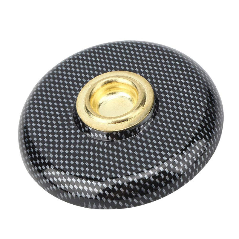 [AUSTRALIA] - Cello Rest, Rock Stop Cello Endpin Rest Stopper - Anti-Slip Anchor Pad with Hole for Spike Floor Protector(Black) Black 