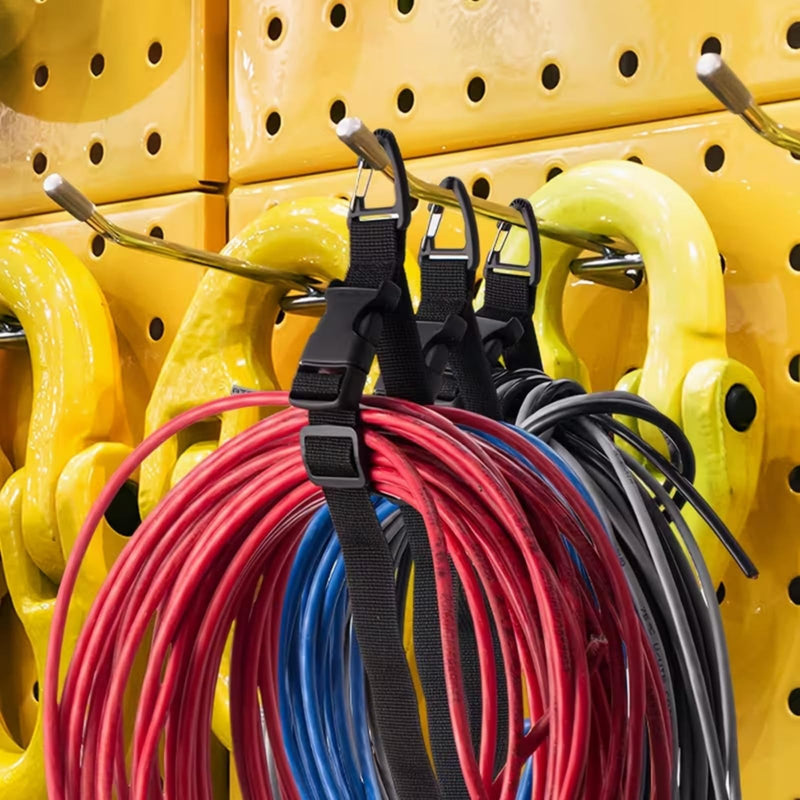Adjustable Extension Cord Holder Organizer with Triangle Clips for Garage and Storage Heavy Duty Extension Cord Hanger
