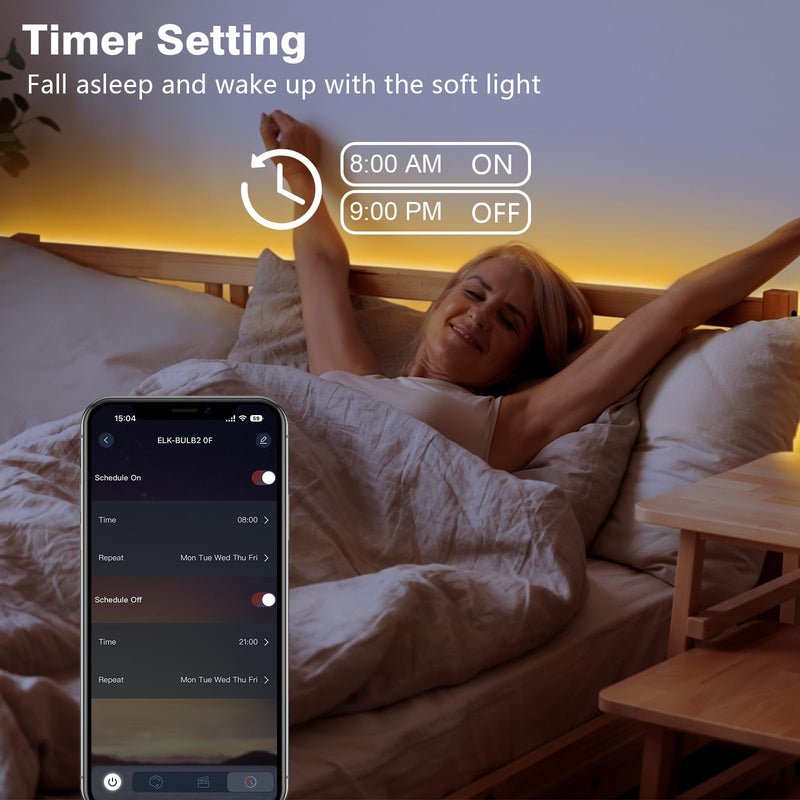 [AUSTRALIA] - Wefomey White LED Strip Lights, Upgraded 100ft Dimmable 2700K-6500K Bright 24V LED Light Strip with Remote and App Control, 1440 LEDs Flexible Tape Lights for Living Room, Bedroom, Kitchen, Ceiling 100FT/2700K-6500K Tunable White 