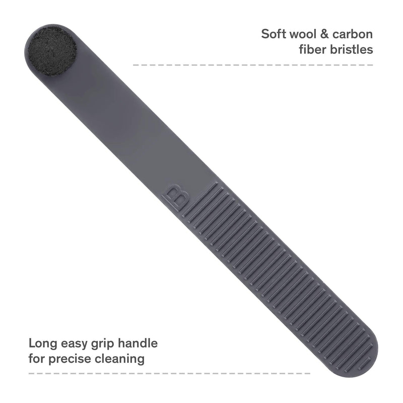 Stylus Cleaner Brush - Carbon Fiber Anti-Static Stylus Brush for Turntable Needle Cleaning
