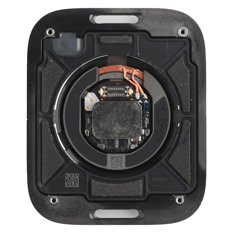 New Back Cover Glass Heart Rate Part Connector Compatible with Apple Watch Series 7 45mm (Only for GPS) with Upgraded Repair Tools Kit