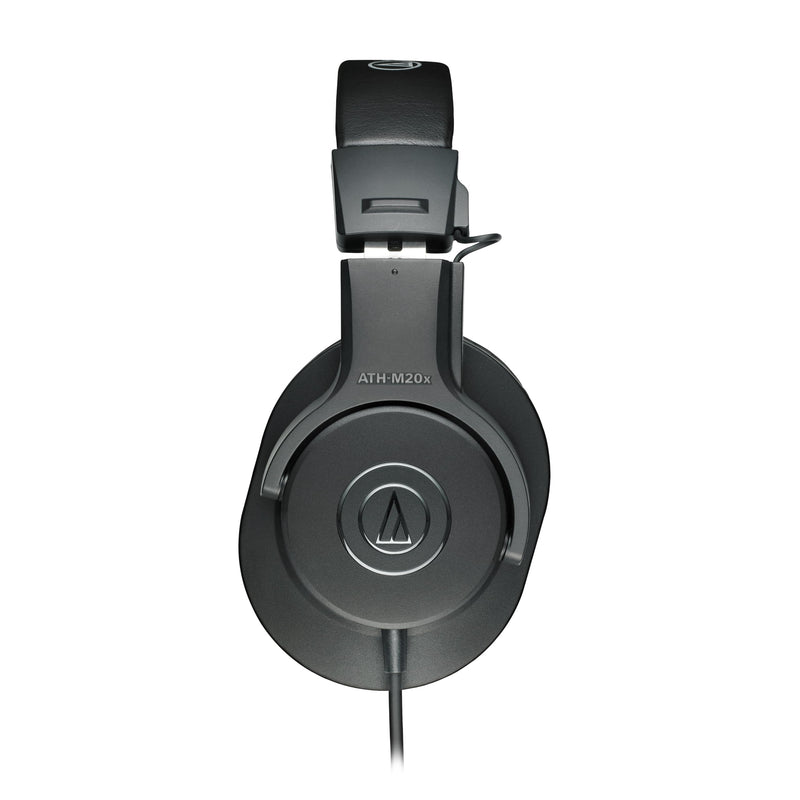 Audio-Technica ATH-M20x Professional Studio Monitor Headphones, Black Wired
