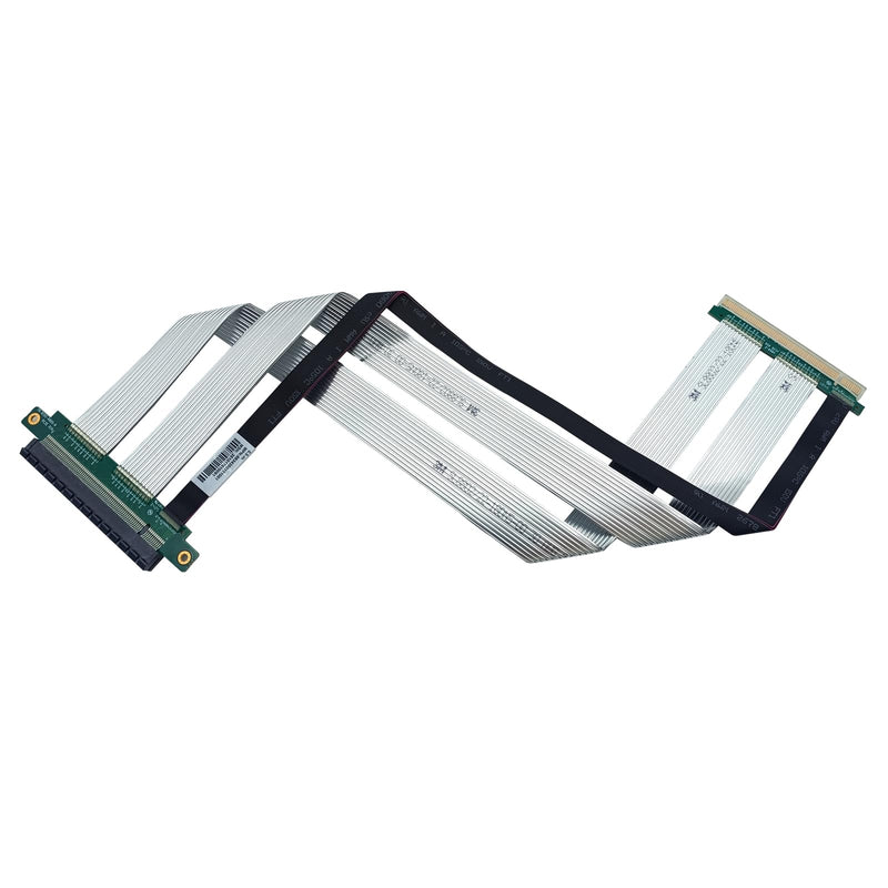 10Gtek PCIe 4.0 x16 3M Riser Cable, Male 180° to Female 180° for Vertical Mount Graphics Cards, Compatible with RTX4090, RTX4080, RX7900XTX, 80cm/2.62ft 180° to 180°(3M)