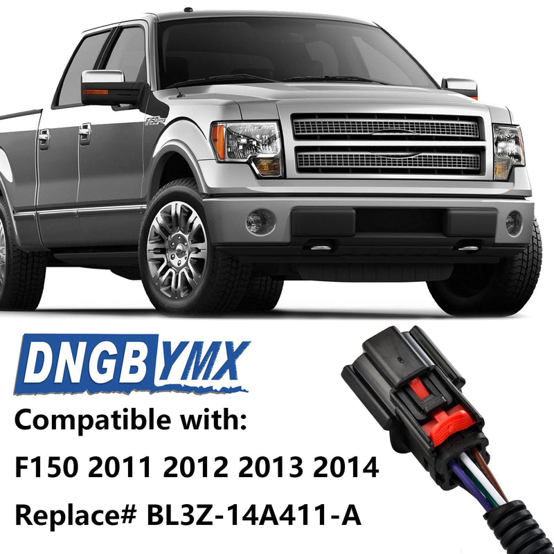 Backup Camera and Wiring Harness Compatible with F150 2011 2012 2013 2014 Replace# BL3Z-19G490-B BL3Z-14A411-A