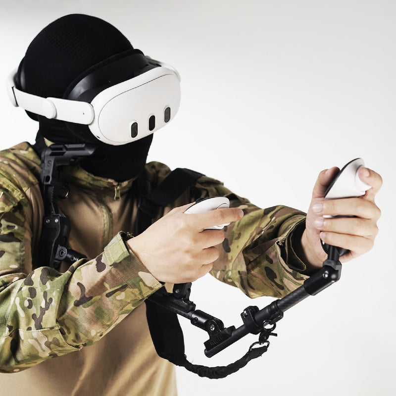 VR Gunstock for Meta Quest 3 Controller Accessories Gun Stock for Quest 3S /Quest 2 FPS Gaming Customized Shape Sizes (Meta Quest3/3s) [Oculus_Quest_2,Oculus_Quest]