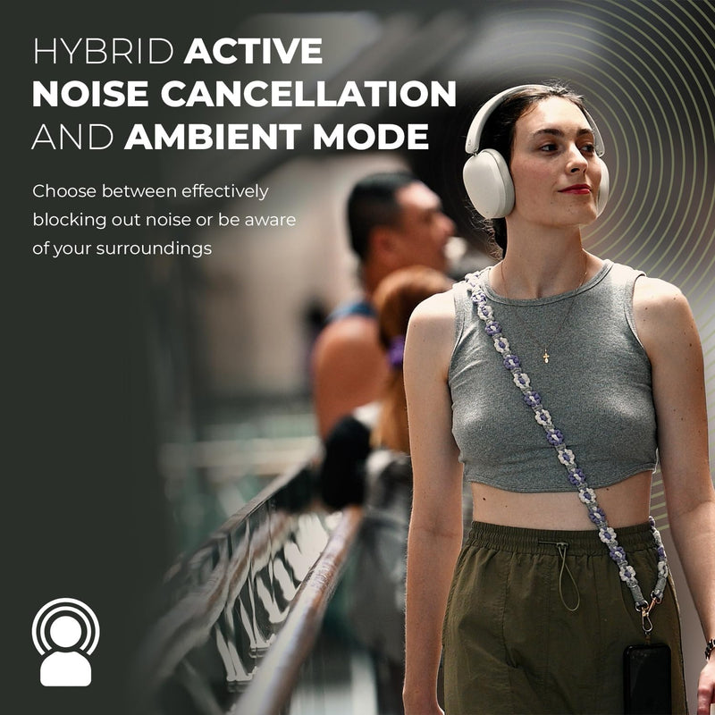 Creative Zen Hybrid Gen 2 Overear Wireless ANC Headphones, 75hr Battery | ANC Headphones, 75 Hours Battery, Wireless, Comfortable, Lightweight, Noise Cancellation