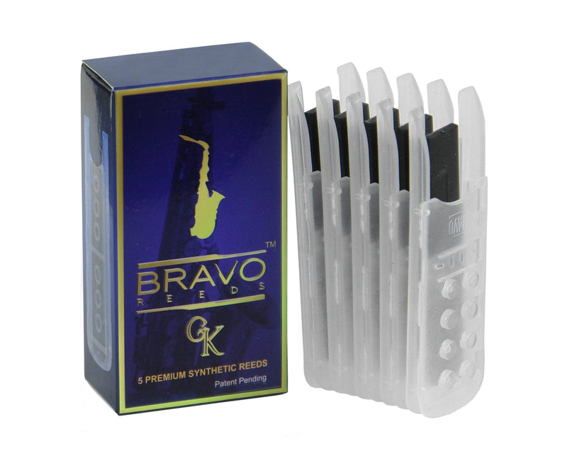 Bravo Synthetic Reeds for Alto Saxophone - Strength 2.0, Model BR-AS20 Alto Sax Reed- Strength 2.0