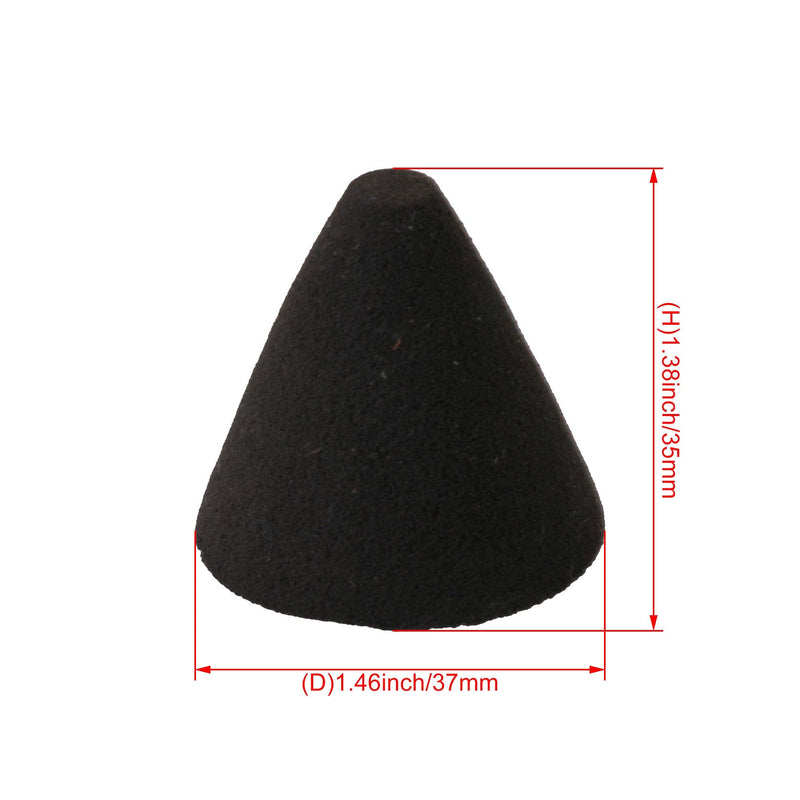 Mxfans Electronic Drum Piezo Trigger Foam Cone Musical Instrument Drum Replacement Parts Black