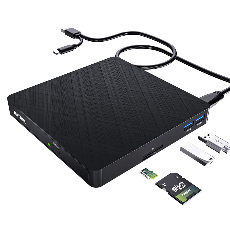 HATOKU Stylus Pen for iPad 2018-2025 and External CD/DVD Drive for Laptop