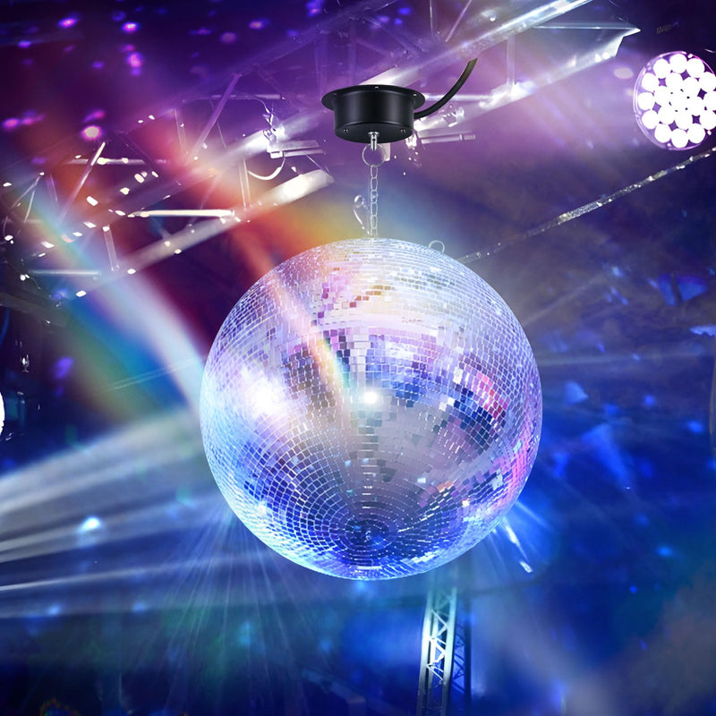 1.5 RPM Speed Disco Ball Motor Heavy Duty Mirror Ball Electric Slow Motor Rotator Supports 4'' - 16'' Mirror Balls for Dj，Family party,Bands,Christm,Party 1.5 RPM Motor