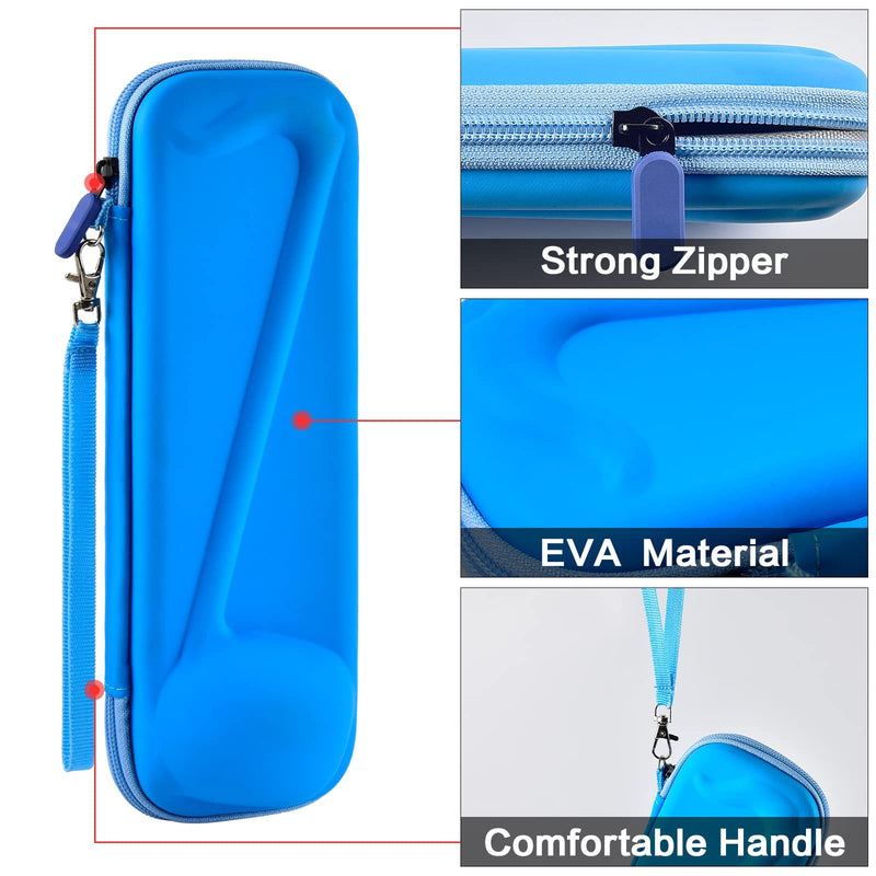 [AUSTRALIA] - Case Compatible with Otamatone [English Edition] Japanese Electronic Musical Instrument Portable Synthesizer, Instrumental Music Toy Storage Holder for Otamatone Regular Size (Box Only) (Blue) Blue 