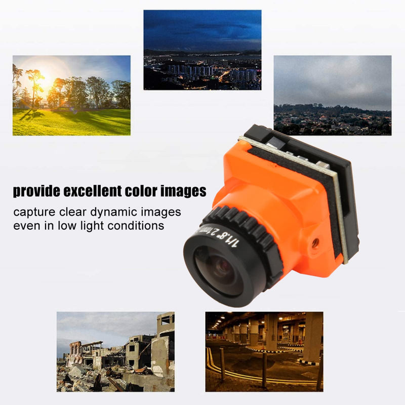 SUNGOOYUE FPV Camera, Plastic Metal High Definition 1500TVL 2.1MM Lens OSD for FPV Quadcopter Drone
