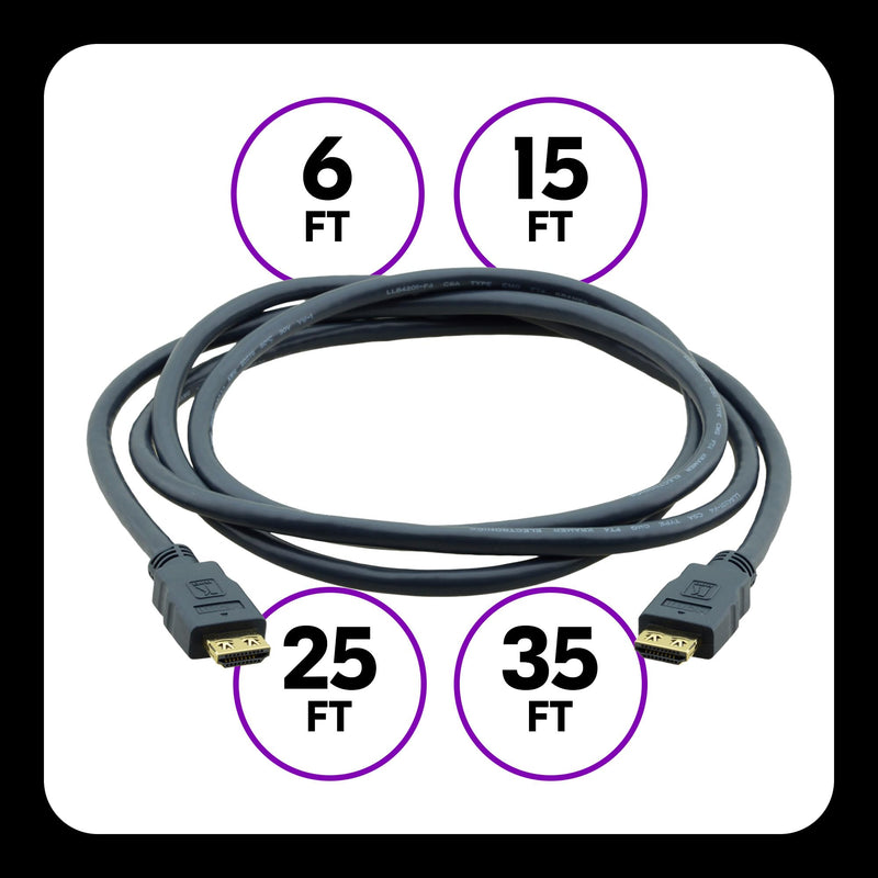 Kramer Premium High-Speed HDMI Cable – HDMI to HDMI, 4K@60Hz (35, 35, Feet) 35 Feet
