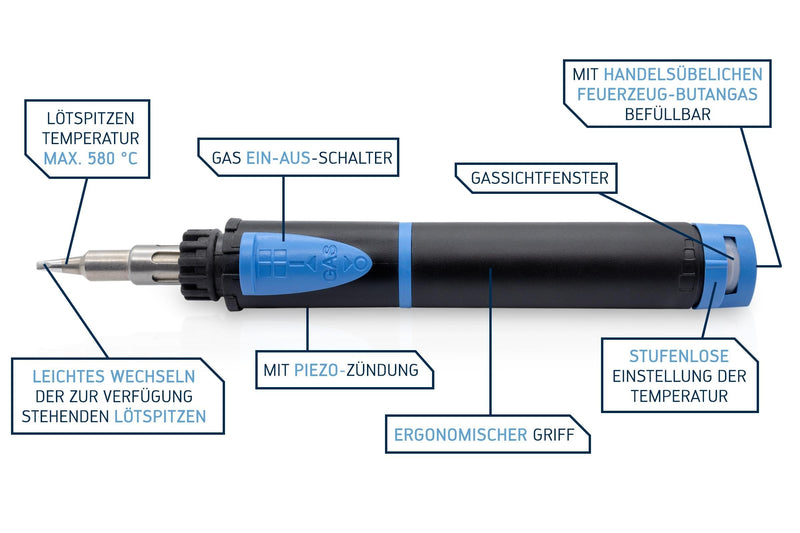 Ersa 0G070KN 4003008061758 Gas Soldering Iron Single piston