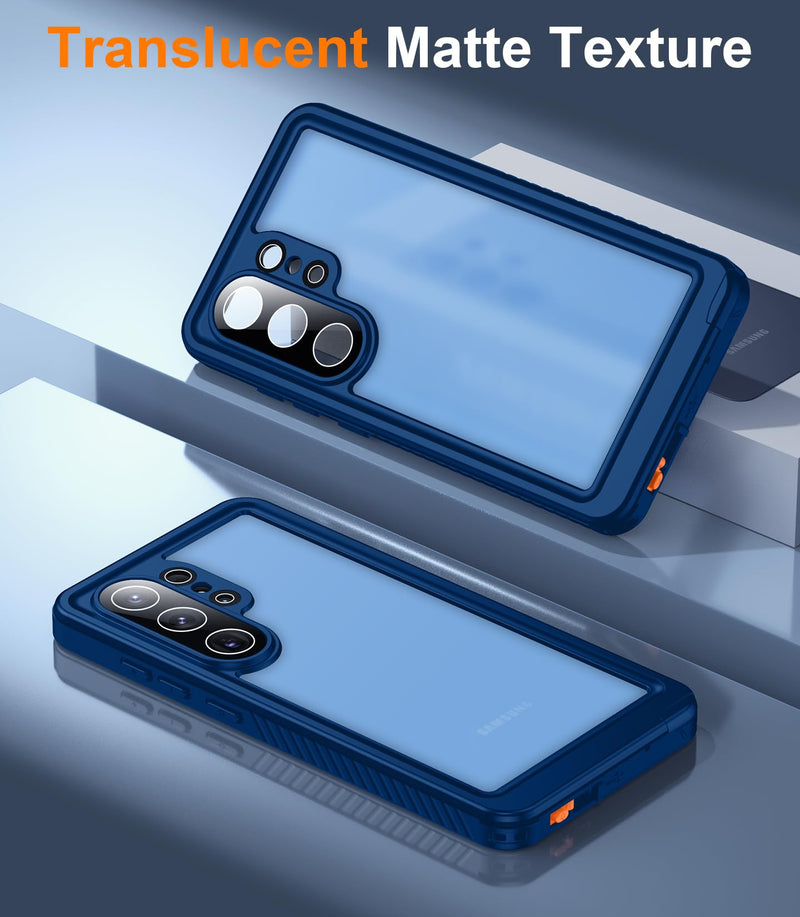Designed for Samsung Galaxy S26 Ultra Case Waterproof, Built-in Lens & Screen Protector Military Grade Shockproof Dropproof IP68 Underwater Full Body Phone Case for Galaxy S26 Ultra 6.9"-Blue Blue Samsung Galaxy S26 Ultra 6.9"