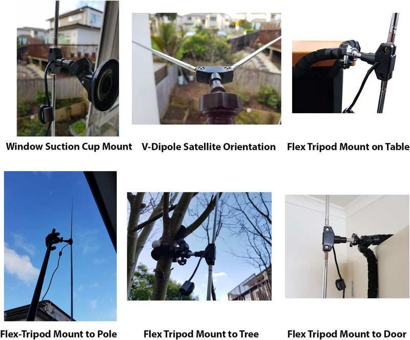 V4 R828D RTL2832U 1PPM TCXO HF Bias Tee SMA Software Defined Radio with Dipole Antenna Kit