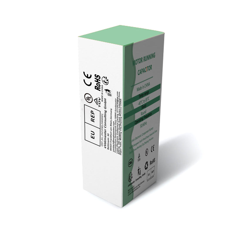 CBB60 20uF Motor Run Capacitor MFD 450VAC 50/60hz Cylindrical 40 mm x 70 mm (DE-20uF)