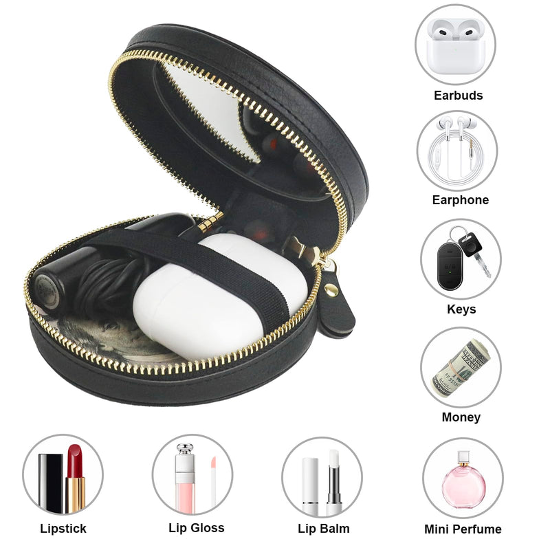 Bocasal A Stylish Crossbody Wallet Case for iPhone 16 Pro Max + A Mini Round Pouch Bag