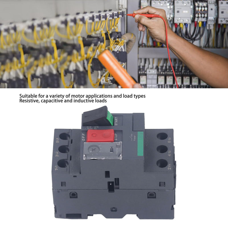 Motor Circuit Breaker Thermal Magnetic Circuit Breaker 35mm Rail Mount Overload Protection AC 690V (GV2-ME07 1.6-2.5A) GV2-ME07 1,6-2,5A GV2-ME07 1.6-2.5A