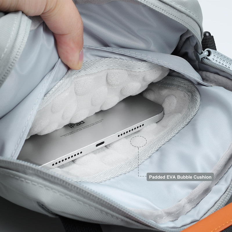 9-11 Inch Tablet Carrying Case Bag, Padded Travel Sleeve for iPad Pro 11 (2022-2018), iPad 10.9, iPad Air (5/4th Gen), Galaxy Tab S9/S8 (Gray) Gray
