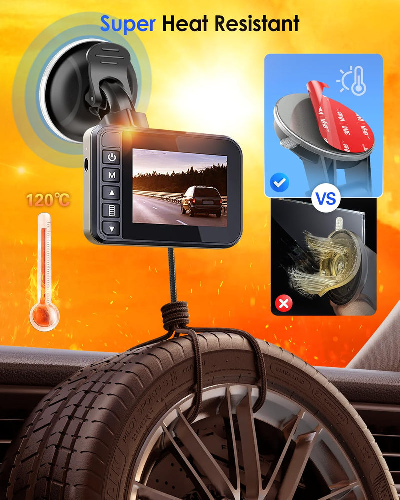[AUSTRALIA] - volport Sticky Adhesive Pad Replacement for Dash Cam Suction Cup Mount, 4pcs 56mm(2.2") 3M VHB Round Heat Resistant Double Sided Mounting Sticker Tape for Car Dashboard Windshield Camera GPS Holder 