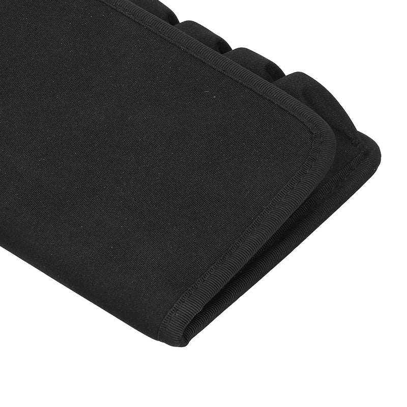 [AUSTRALIA] - 10 Holes Harmonicas Storage Bag, Large Capacity Soft Harmonica Carry Case, Portable Eva Shockproof Cloth Harmonica Cases Storage Case for 7 Harmonicas Storage (Black) 