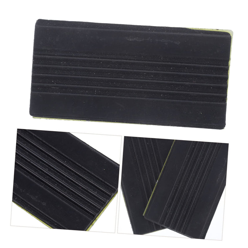 1 Pair Bass Drum Non-slip Rubber Pad Jazz Drum Pedal Guards Kick Drum Pedal Pad Bass Drum Hoop Protector Rubber Drum Hoop Guard Percussion Instrument Part Drum Supply Cushion Metal