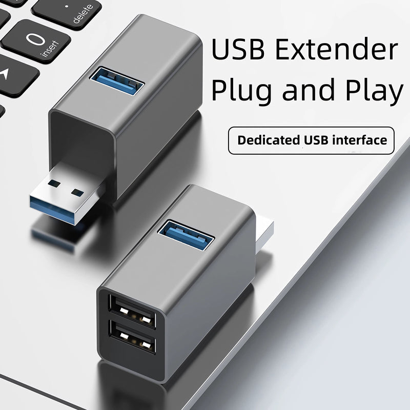 USB hub, 3-Port USB hub, USB Splitter, USB Extender, USB hubsuitable for laptops, Xboxes, Flash Drives, Hard Drives, Consoles, Printers, Cameras, Keyboards, and mice