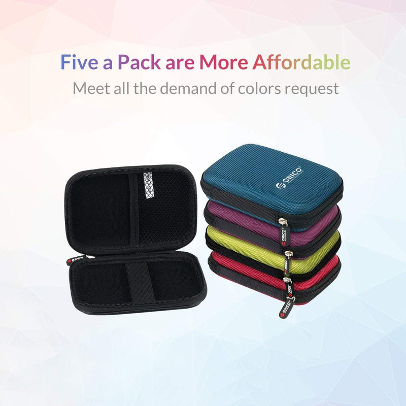 ORICO Tool-Free Clear 2.5 Inch Hard Disk + Waterproof 2.5 inch External Drive Storage Carrying Bag