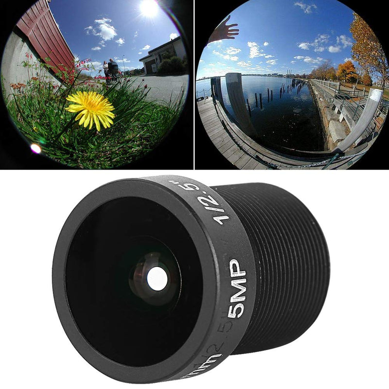 Sonew 3.6mm Surveillance Security Camera CCTV Lens 90 Degree Wide Angle 5MP High Definition Camera Lens Security Replacement Accessories