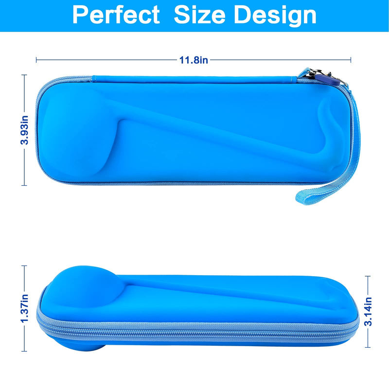 [AUSTRALIA] - Case Compatible with Otamatone [English Edition] Japanese Electronic Musical Instrument Portable Synthesizer, Instrumental Music Toy Storage Holder for Otamatone Regular Size (Box Only) (Blue) Blue 