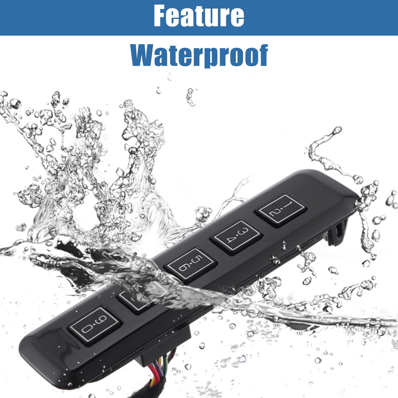 X AUTOHAUX Keyless Entry Keypad Left Driver Side for Ford F-150 F250 F350 F450 F550 Super Duty 2017-2020 Door Keyless Entry Number Keypad Button Actuator FL3Z14A626AA FL3Z14A626AB