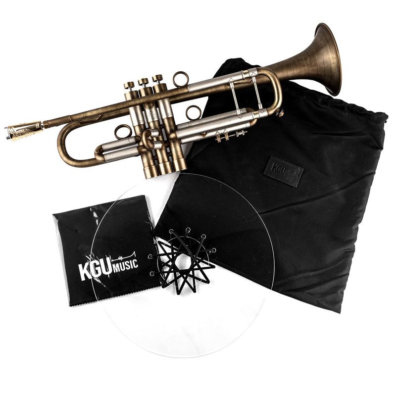 [AUSTRALIA] - Deflector for trumpets, trombones, bass trombones, flugelhorns, saxophone mirror, acrylic reflector for horn (Clear, Wind Instruments(universal)) Wind Instruments(universal) Clear 