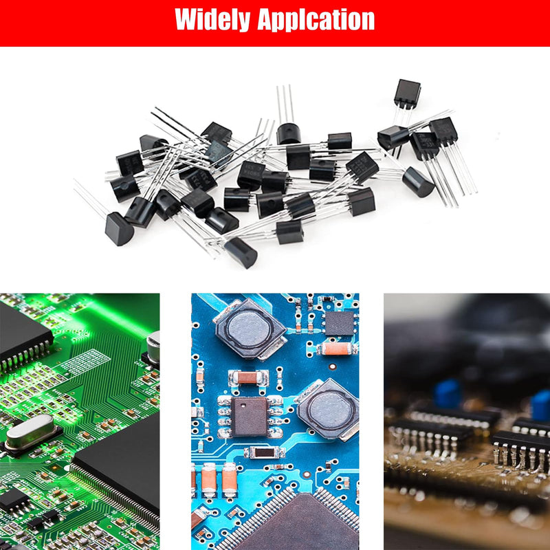 [AUSTRALIA] - Transistor Assortment Kit 24 Values 480pcs PNP NPN Transistors S9012 S9013 S9017 S9015 S9018 2N2222 S8050 S8550 SS8050 SS8550 2N5551 2N 5401 2N3904 2N3906 C1815 A1015 C945 A733 A42 A92 BC547 BC548 
