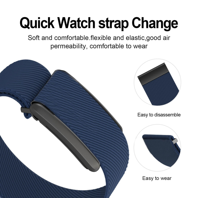 Bands for Whoop- Replacement Wristband for Whoop 4.0 Comfort, Durability, Breathable,Fitness & Activity Tracker Accessories A-Black+Grey+SeaBlue