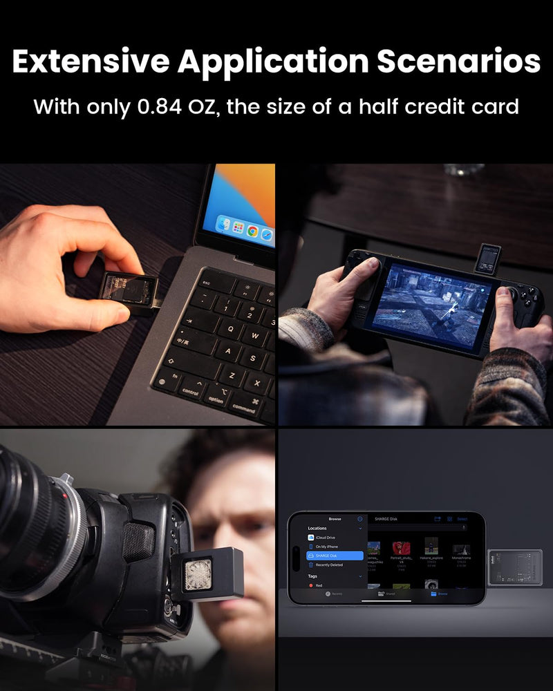 [AUSTRALIA] - Disk M.2 NVMe SSD Enclosure with Active Cooling System, 10Gbps USB C 3.2 Gen2, Enclosure NVMe Reader Supports M Keys and Size 2230 SSDs, Gray 