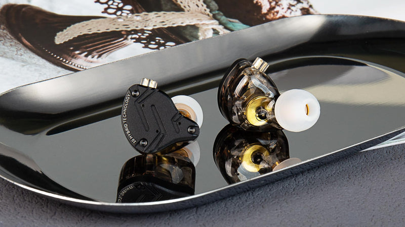KZ ZS10 Pro X in Ear Monitor Headphone, Upgraded 4BA 1DD KZ Headphone Multi Driver in Ear IEM Earphone with Detachable Silver-Plated 0.75mm 2Pin Cable inears for Audiophile(Dark,No Mic)… NO Microphone Dark