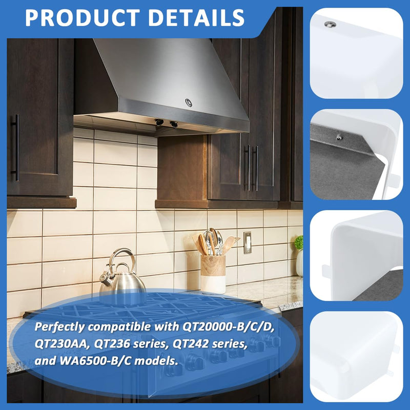 [AUSTRALIA] - SNTK7504000 Range Vent Hood Light Lens Replacement for Bro-an qt20000 & Ken-more Range Hood, Replaces SNTK7504000 K7613000 K7613-000 NTK7504000 K7504000 AP3378324 949658 