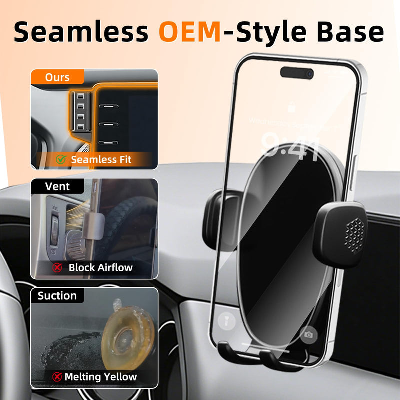 Car Phone Holder for Mazda CX5 (2021-2025,10.25" Screen Only), 360 Phone Holder Rotating, Hands Free Mobile Holder, Car Mount for iPhone, Samsung & Android, with Storage Box, CX-5 Interior Accessories Mazda CX5 | 2021-2025