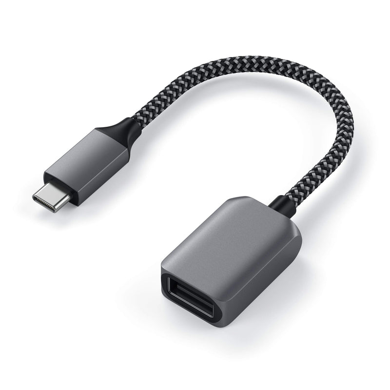 Satechi USB-C to USB 3.0 Adapter Cable – USB Type-C to Type-A Female – Compatible with 2021 MacBook Pro M1 Pro & Max, 2020 MacBook Air/Pro M1, 2021 iPad Pro M1 and More