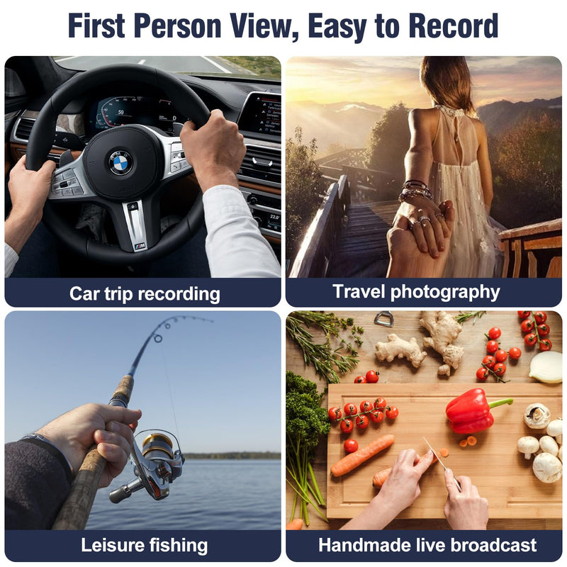 [AUSTRALIA] - Neck Phone Holder for Recording, Neck Tripod for iPhone, Magnetic Neck Chest Mount, Hands-Free POV Cell Phone Necklace Holder for iPhone 15 14 13 12 Series and All Android Phones 
