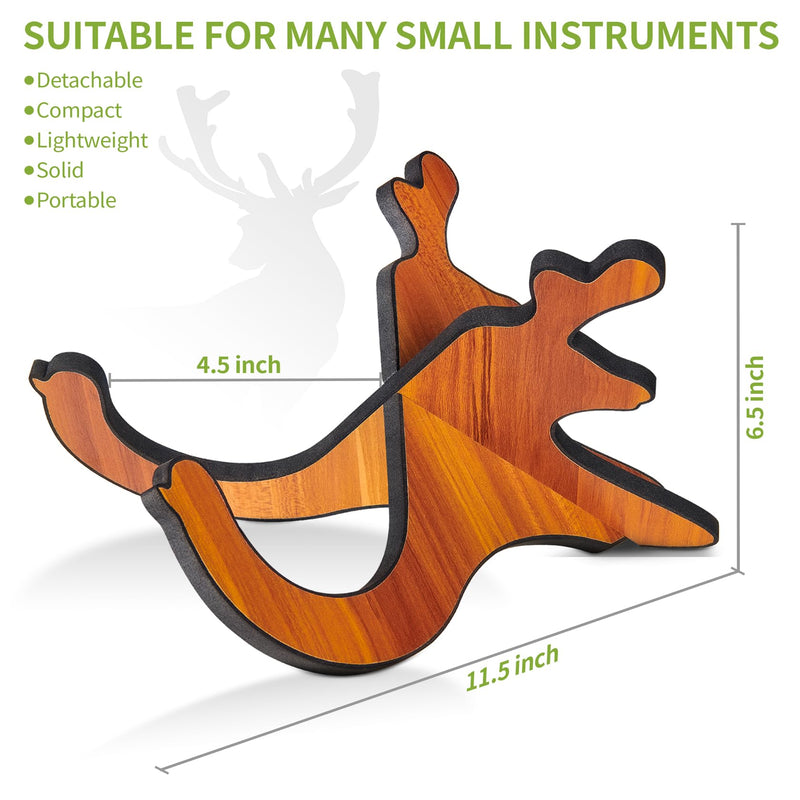 Ukulele Stand Instrument Stand - Ukelele Holder Accessory for Alto Soprano Concert Tenor, Mandolin,Violin and Banjo