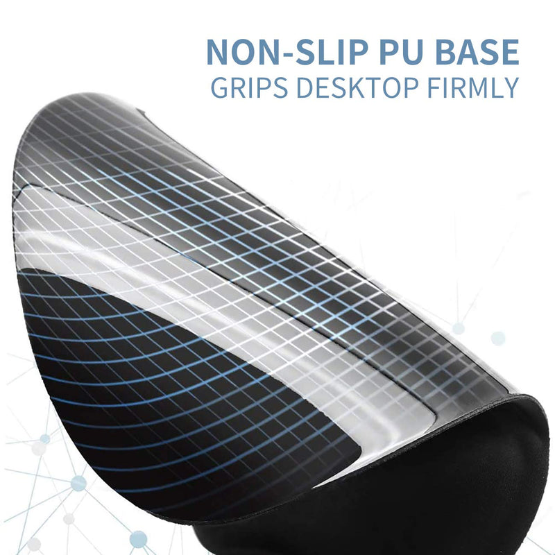 Keyboard Wrist Rest and Mouse Wrist Rest Pad Set, Made of Memory Foam with Non Slip Rubber Base Ergonomic Gel Wrist Rest for Computer Keyboard Office Working, with Elephant Sunflower Coaster